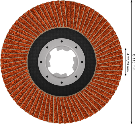 Lamelový kotouč Bosch EXPERT X782 115 mm G80 X-LOCK.